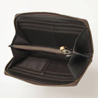 ADBGZ731 Hand Tooled Genuine Leather Floral Zip Organiser - Western Cowgirl Style